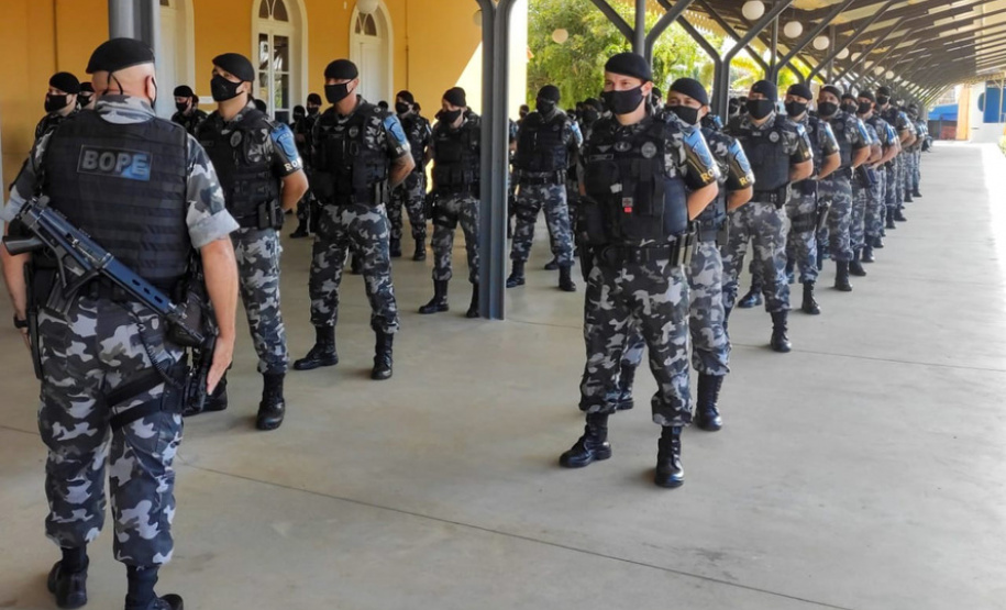 PM lança em Ponta Grossa operação para inibir crimes violentos no Estado