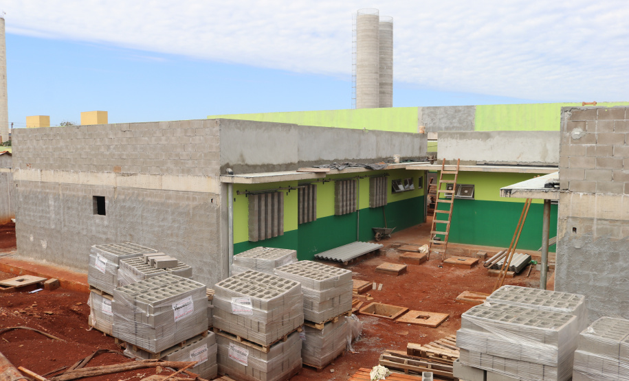 Secretário da Segurança Pública acompanha obras de ampliação da Penitenciária de Foz do Iguaçu I