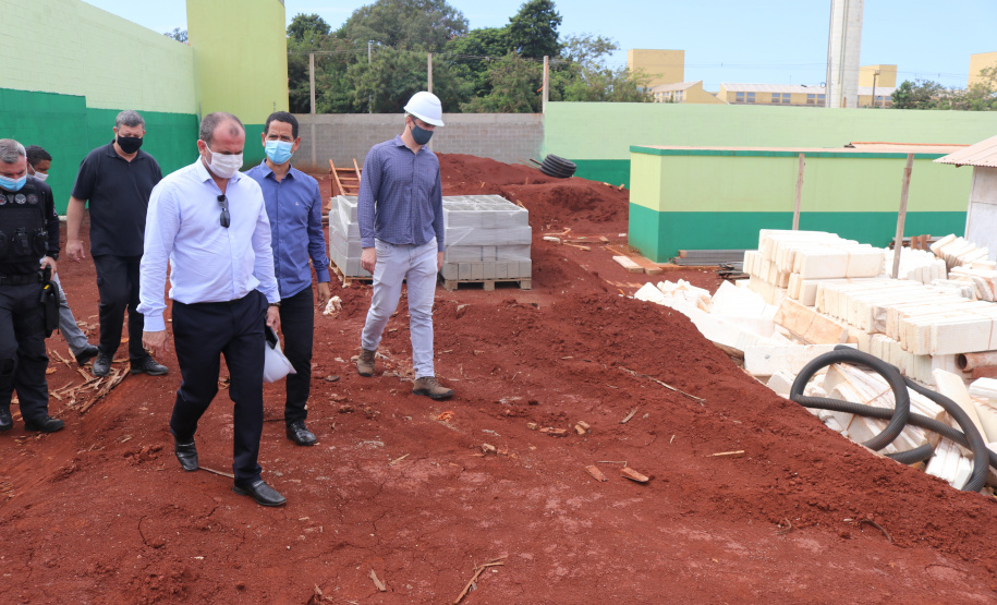 Secretário da Segurança Pública acompanha obras de ampliação da Penitenciária de Foz do Iguaçu I