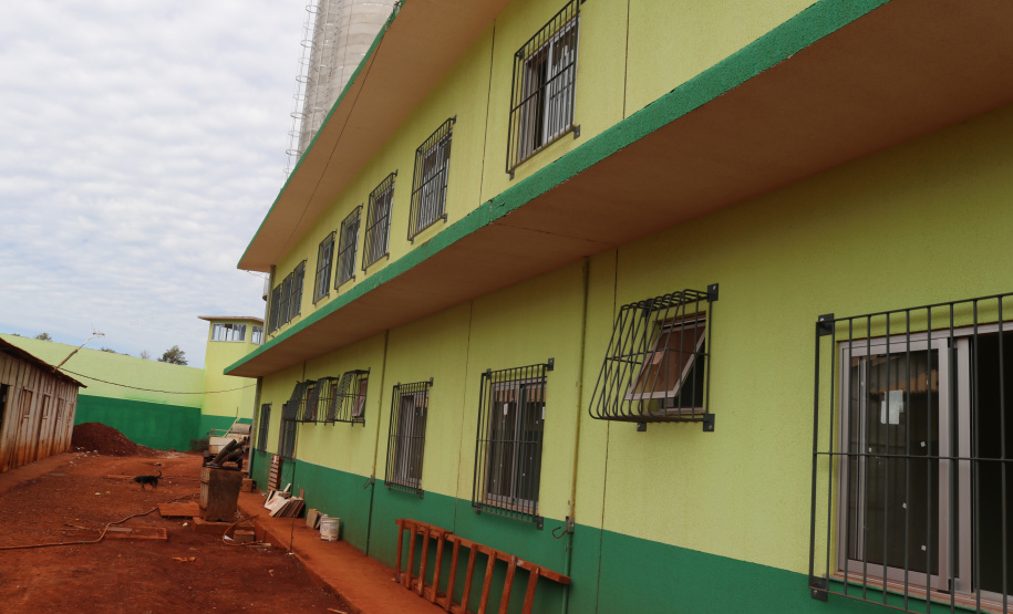 Secretário da Segurança Pública acompanha obras de ampliação da Penitenciária de Foz do Iguaçu I