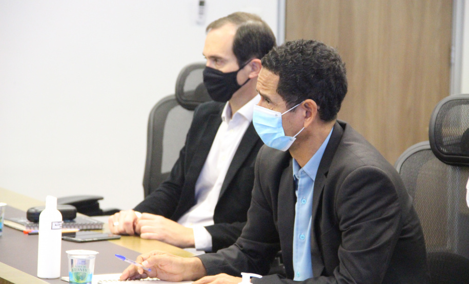 Secretário da Segurança Pública reúne-se com prefeita de Ponta Grossa e líder do governo