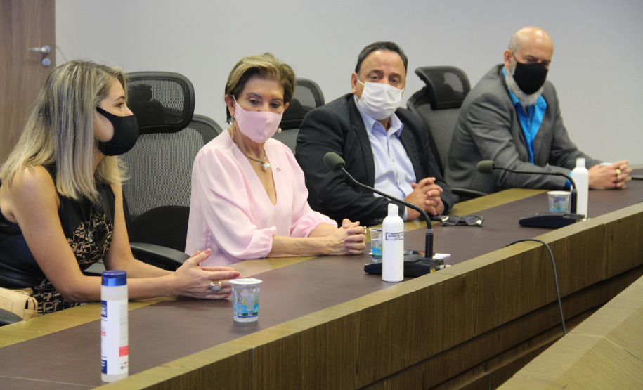 Secretário da Segurança Pública reúne-se com prefeita de Ponta Grossa e líder do governo