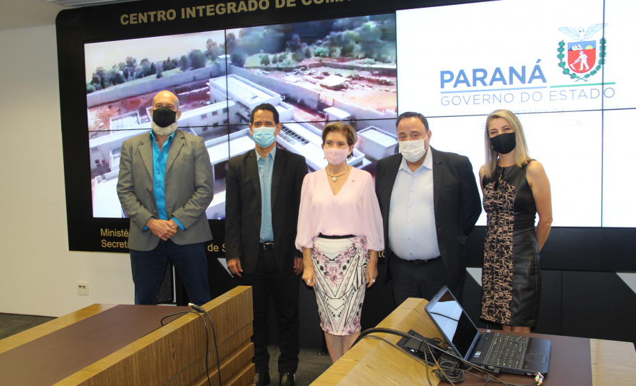 Secretário da Segurança Pública reúne-se com prefeita de Ponta Grossa e líder do governo