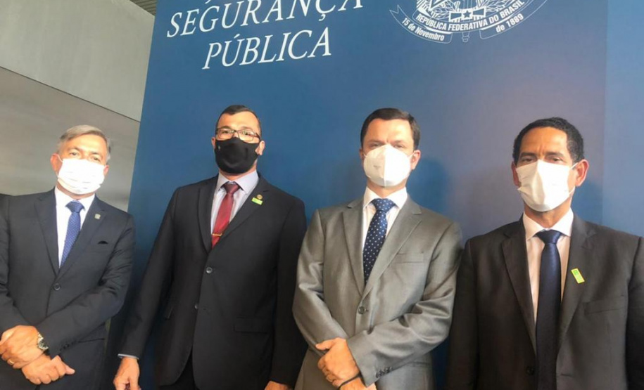 Reforço de parcerias e movimentação de projetos marcam passagem do secretário da Segurança Pública em Brasília