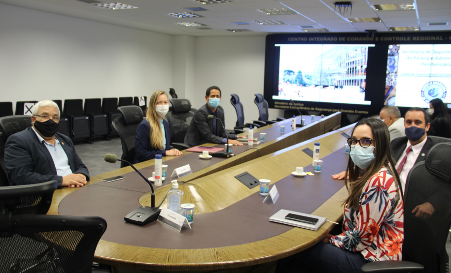 Superintendente estadual da ABIN visita SESP