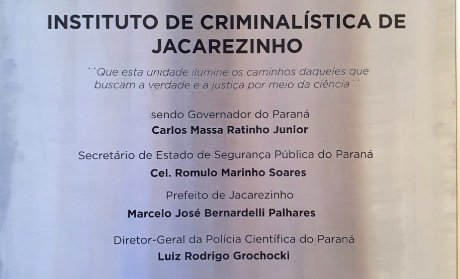 Segurança Pública implanta Instituto de Criminalística em quatro municípios do interior do estado