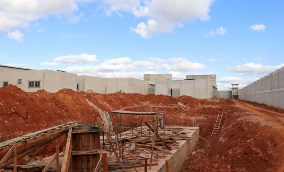 Cadeia Pública de Ponta Grossa tem 60% das obras executadas