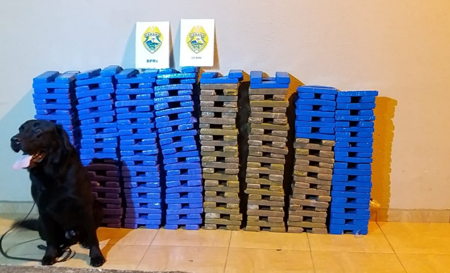 No Noroeste do Paraná, PM encaminha quatro pessoas por crimes diversos e apreende mais de 200 kg de maconha, em ocorrências separadas