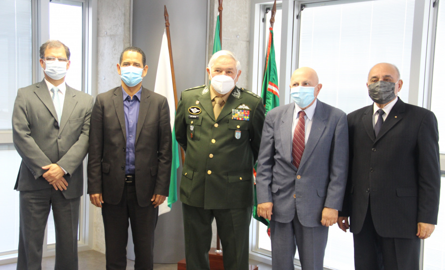 Ministro do STM visita Secretaria da Segurança Pública para estreitar parcerias