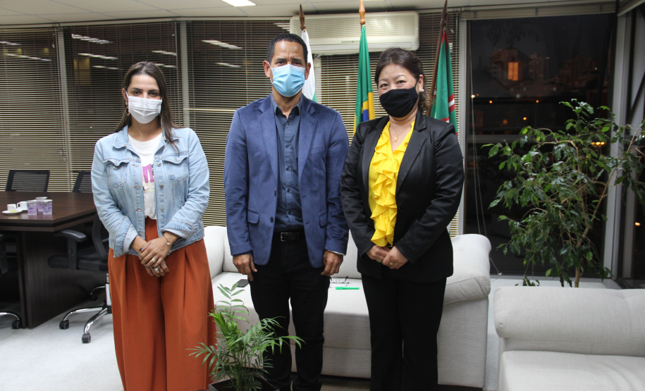 Secretário da Segurança Pública reúne-se com prefeita de Tamarana