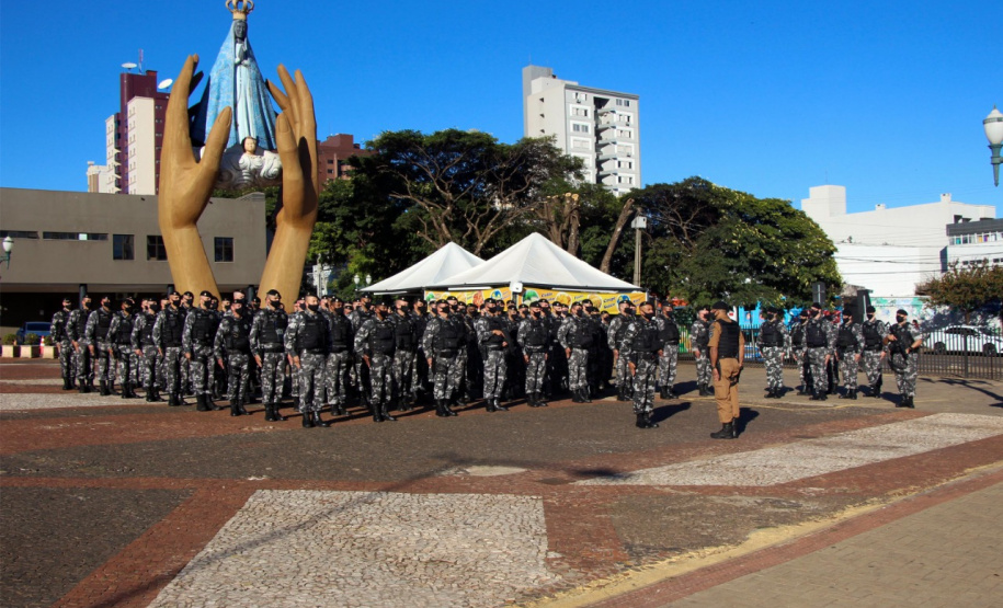 Lançamento da Operação Pronta Resposta IV, em Cascavel