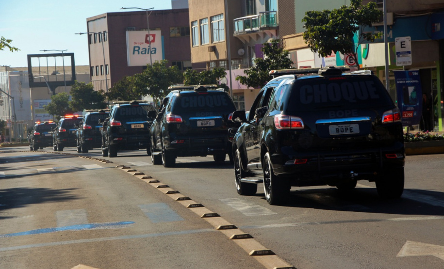 Lançamento da Operação Pronta Resposta IV, em Cascavel