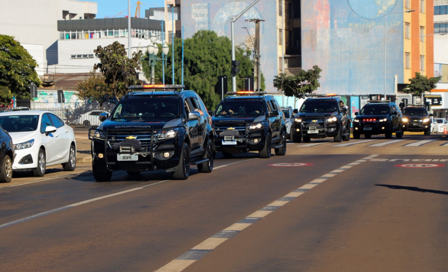 Lançamento da Operação Pronta Resposta IV, em Cascavel