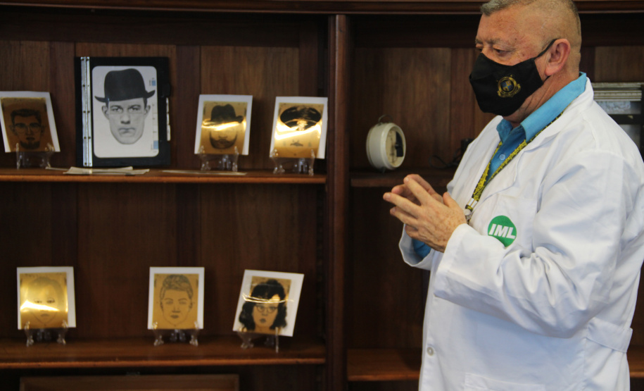 Segurança destaca dedicação do curador do Museu de Ciências Forenses da Polícia Científica