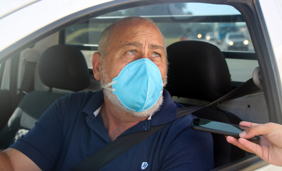 Nova blitz educativa do Maio Amarelo orienta motoristas em Almirante Tamandaré