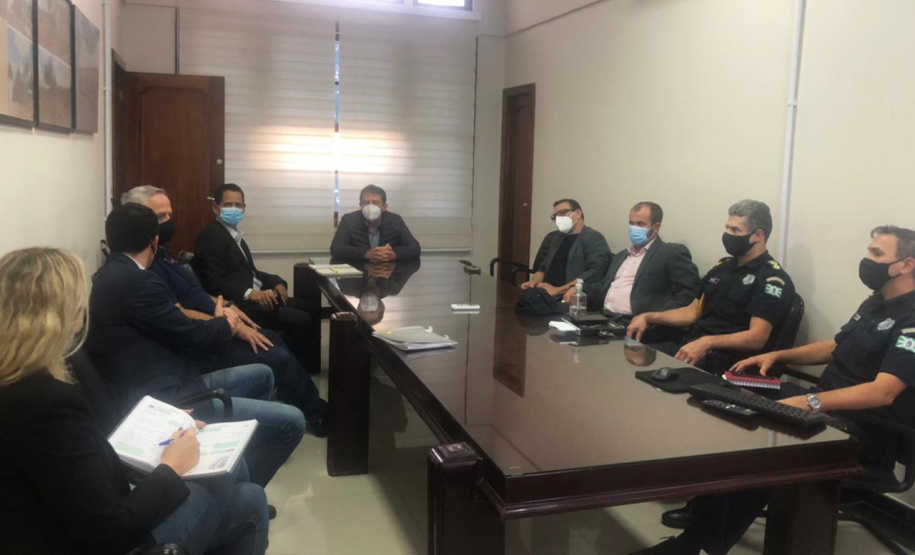 Reunião na Prefeitura de Foz do Iguaçu