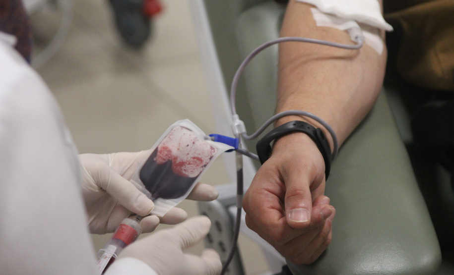BPRV encerra maio amarelo com doação de sangue no HEMEPAR