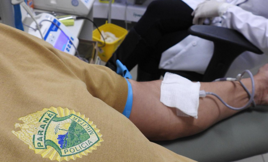 BPRV encerra maio amarelo com doação de sangue no HEMEPAR