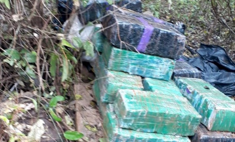 Mais de uma tonelada de maconha é apreendida pela PM em Santa Helena