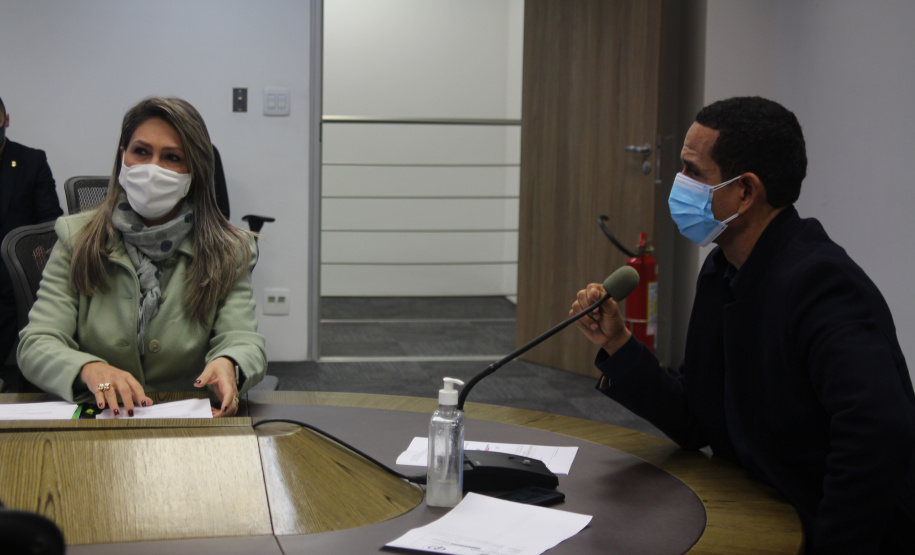 Prefeita de Astorga reúne-se com secretário da Segurança Pública, em Curitiba