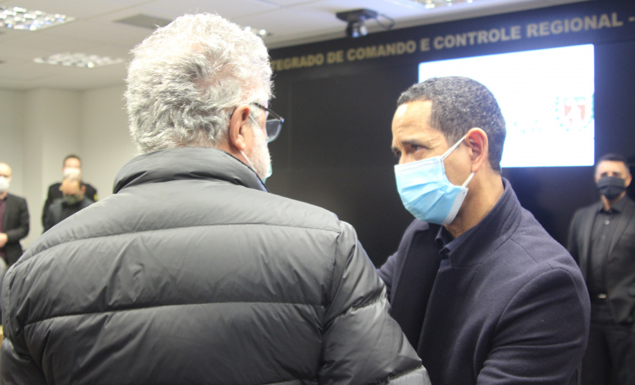 Secretário da Segurança Pública celebra recuperação de profissionais que foram infectados com o Covid-19