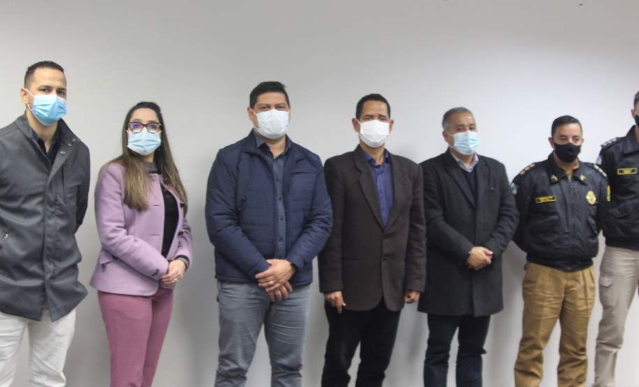 Secretário da Segurança Pública recebe prefeito de Assis Chateaubriand