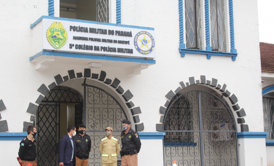Secretário visita obras e instituições da segurança pública em Foz do Iguaçu