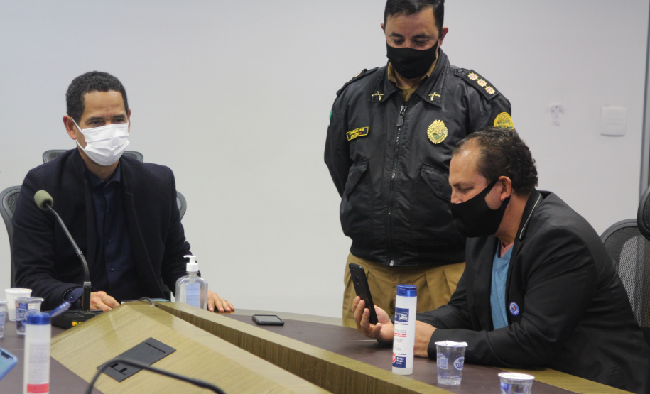 Secretário da Segurança Pública reúne-se com o Vice-Prefeito de Porecatu