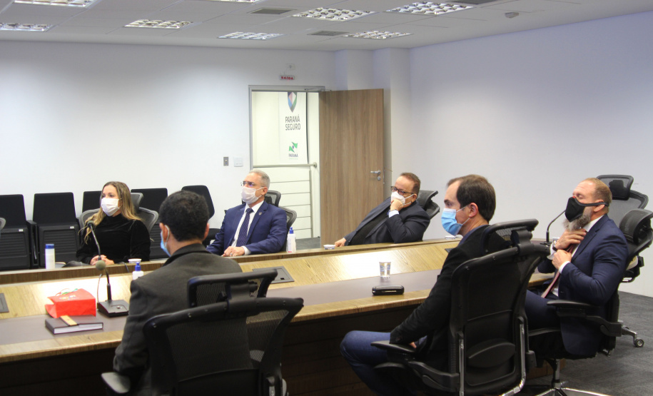 Secretário da Segurança Pública da Bahia visita Segurança Pública do Paraná para compartilhar experiências