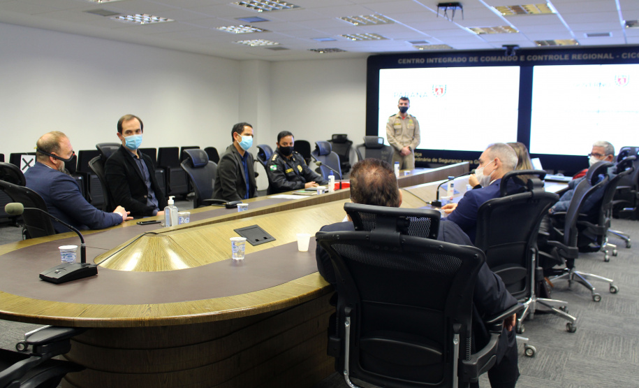 Secretário da Segurança Pública da Bahia visita Segurança Pública do Paraná para compartilhar experiências