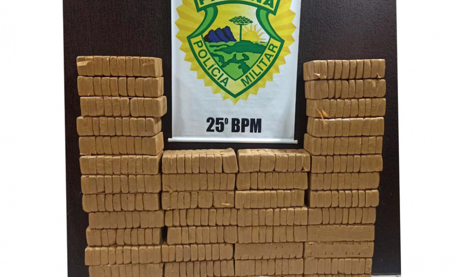 PM apreende 425 quilos de crack avaliados em R$13 milhões em Maria Helena
