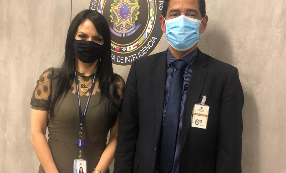 Titular da segurança pública paranaense visita diretoria de inteligência em Brasília