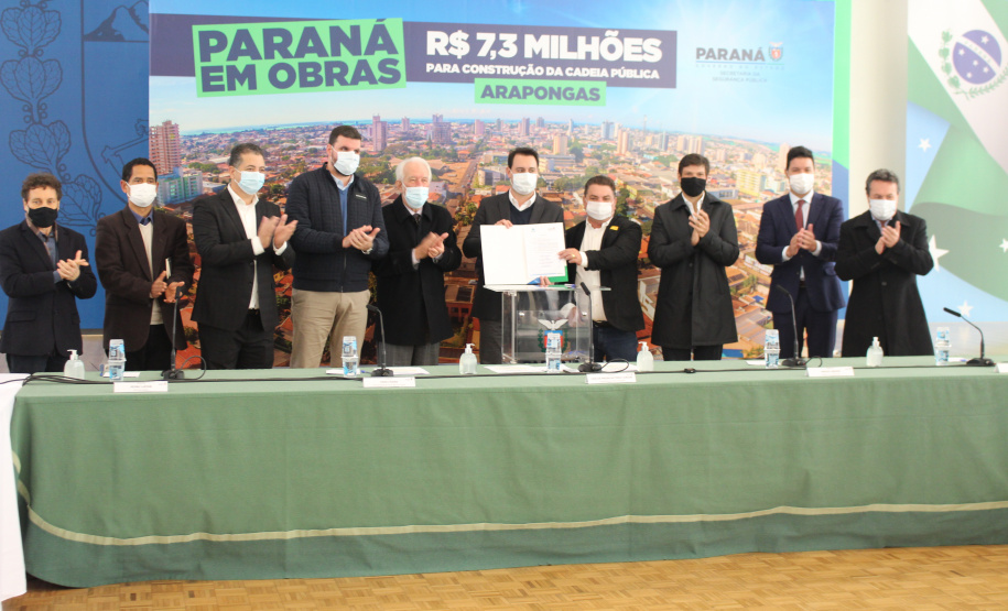 Com investimento de R$ 7,3 milhões, governador autoriza construção da Cadeia Pública de Arapongas