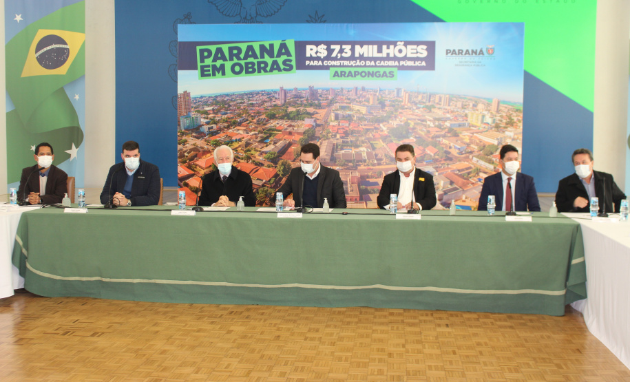 Com investimento de R$ 7,3 milhões, governador autoriza construção da Cadeia Pública de Arapongas