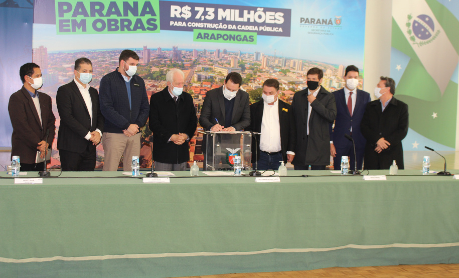 Com investimento de R$ 7,3 milhões, governador autoriza construção da Cadeia Pública de Arapongas