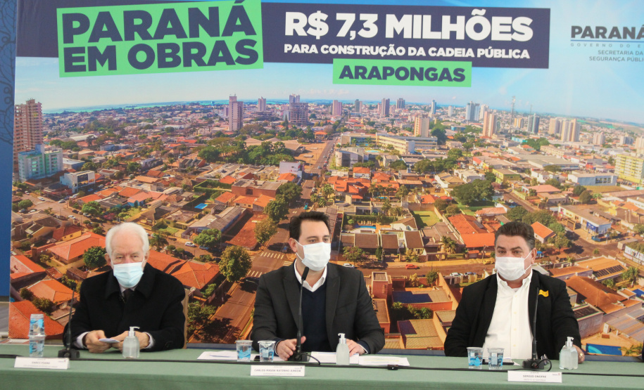Com investimento de R$ 7,3 milhões, governador autoriza construção da Cadeia Pública de Arapongas