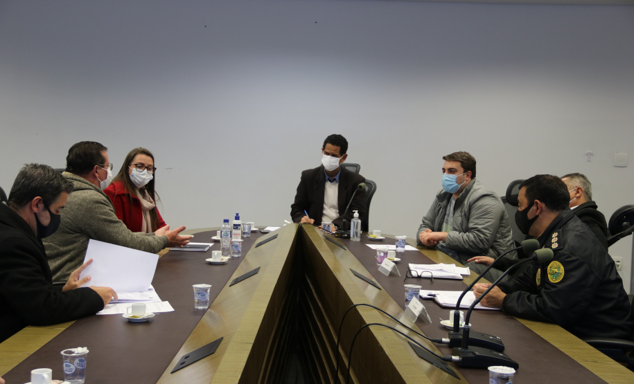 Secretário da Segurança Pública reúne-se com o Prefeito de Quitandinha