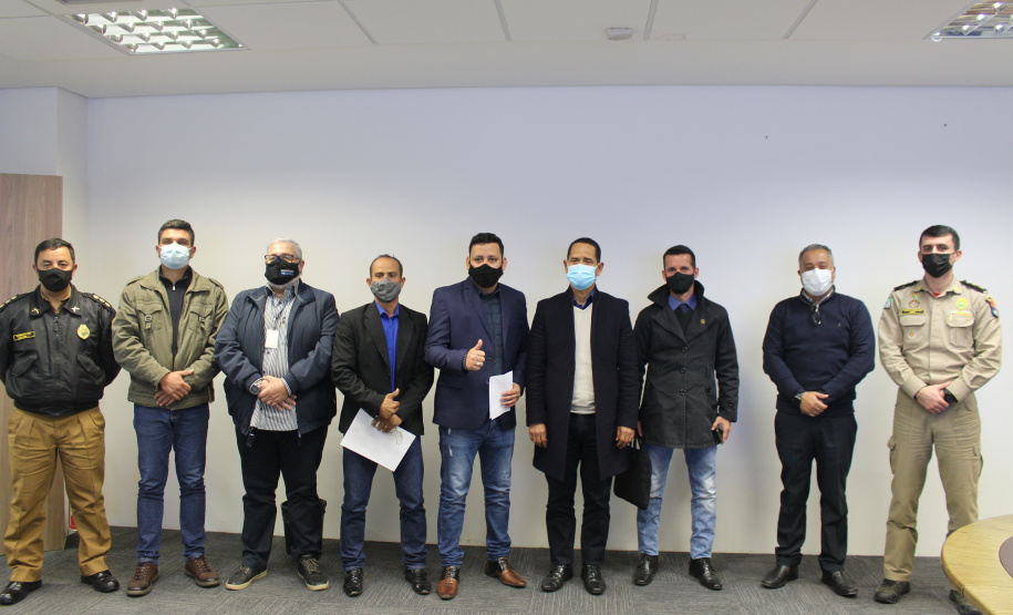 Secretário da Segurança Pública reúne-se com prefeito de Querência do Norte