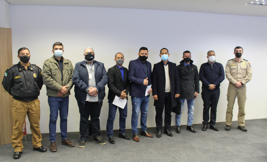 Secretário da Segurança Pública reúne-se com prefeito de Querência do Norte