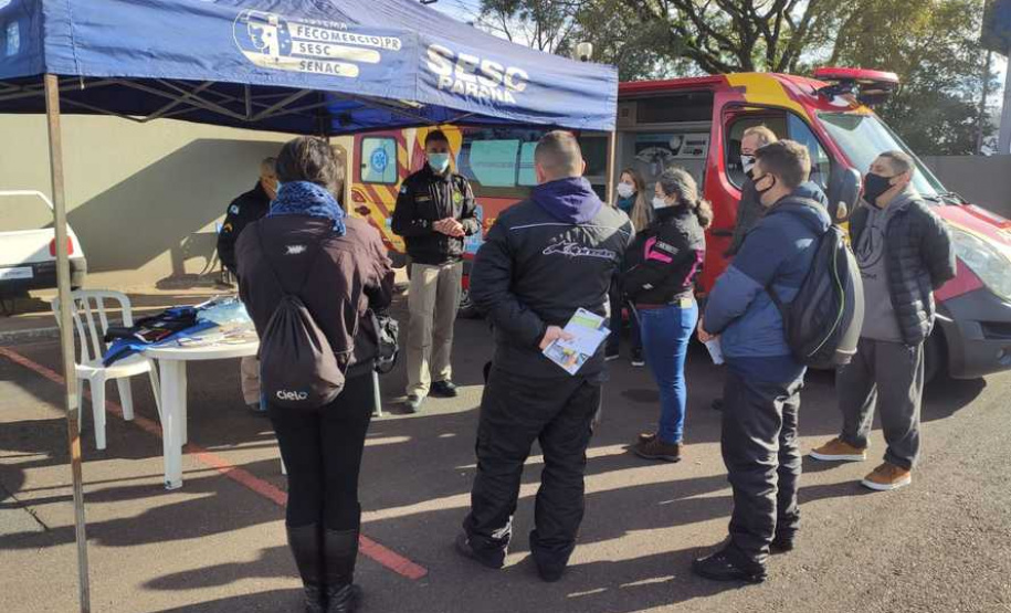 Evento para motociclistas trabalha técnicas de condução e dá dicas para evitar acidentes