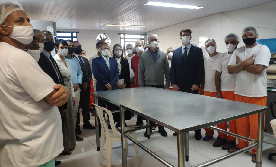 Unidade prisional de Maringá inaugura três áreas de trabalho para pessoas privadas de liberdade