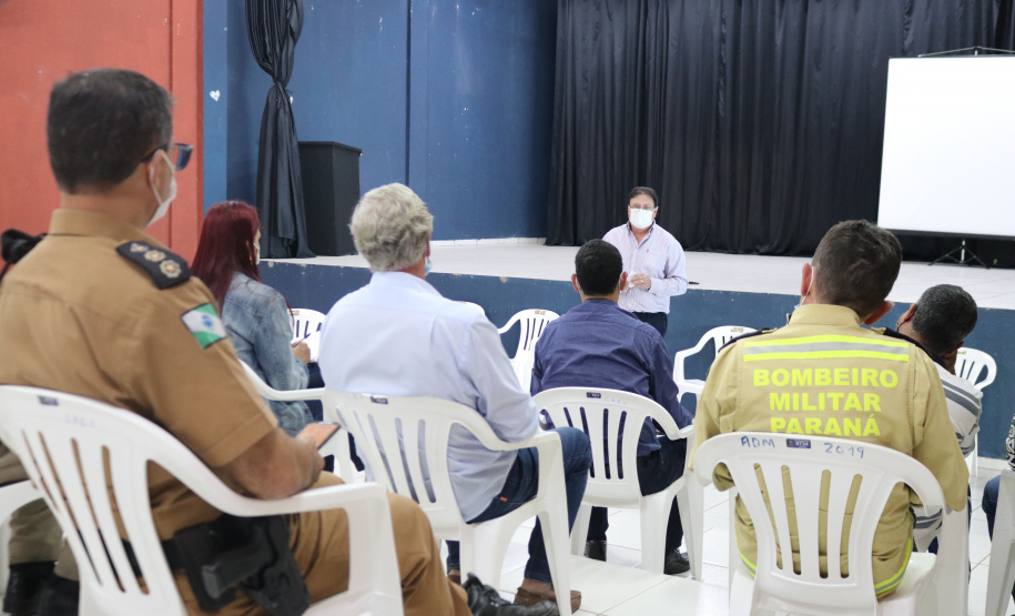 Secretário da Segurança reúne-se com Prefeito de Porto Rico, no Noroeste do Paraná