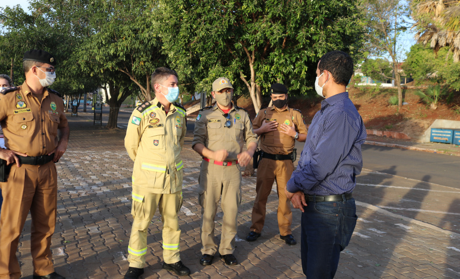 Secretário da Segurança reúne-se com Prefeito de Porto Rico, no Noroeste do Paraná