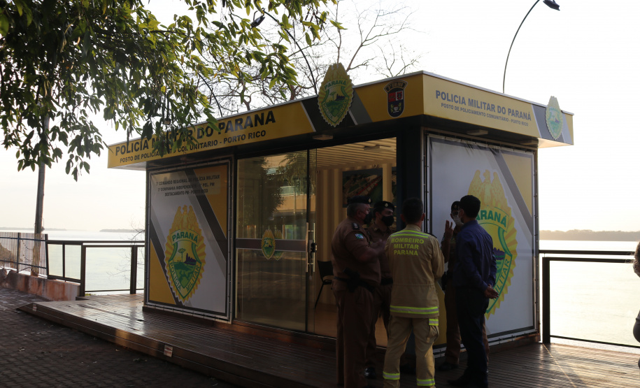 Secretário da Segurança reúne-se com Prefeito de Porto Rico, no Noroeste do Paraná