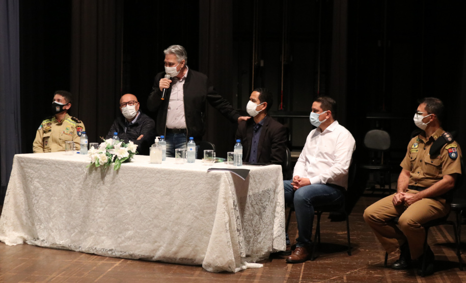 Secretário da Segurança Pública participa de reunião do Comafen, no Noroeste do Paraná