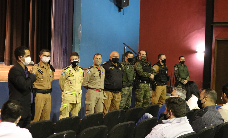 Secretário da Segurança Pública participa de reunião do Comafen, no Noroeste do Paraná