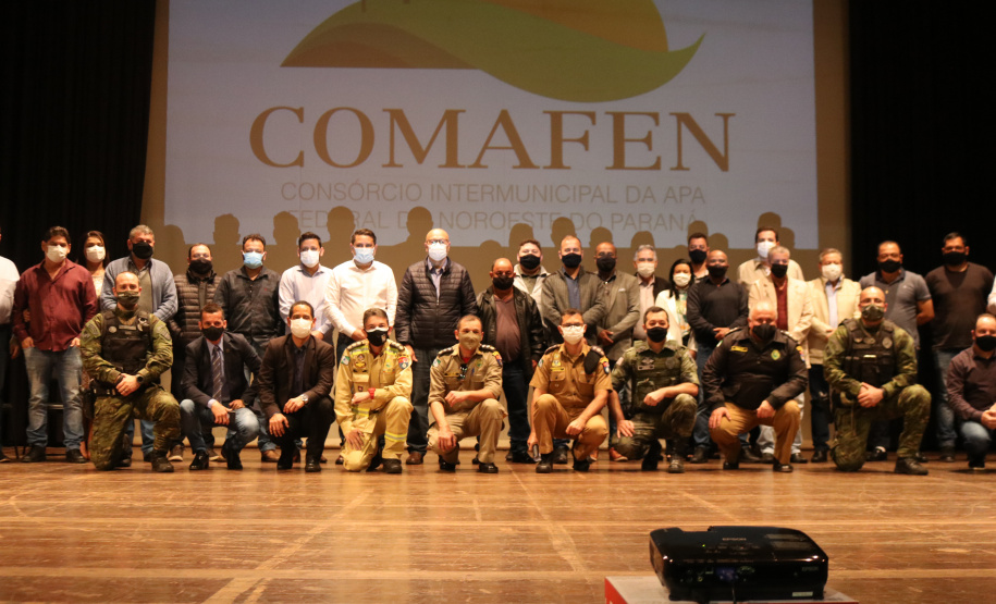 Secretário da Segurança Pública participa de reunião do Comafen, no Noroeste do Paraná