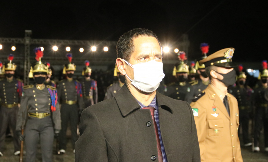 Secretário Marinho participa da formatura dos novos aspirantes da PM e comemora aniversário da APMG