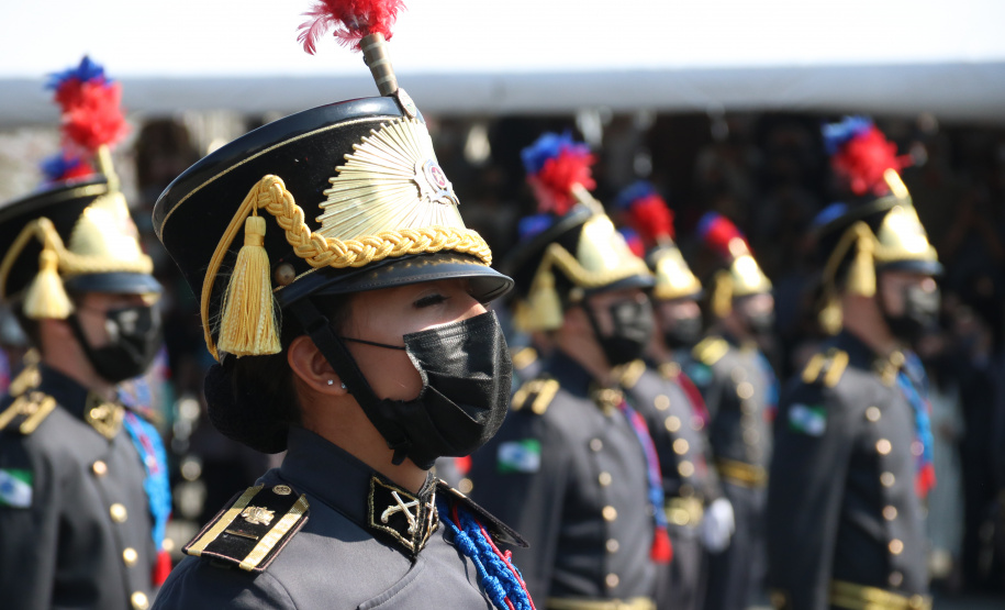Secretário Marinho participa de evento que comemora entrada de novos cadetes na Polícia Militar e os 167 anos da corporação