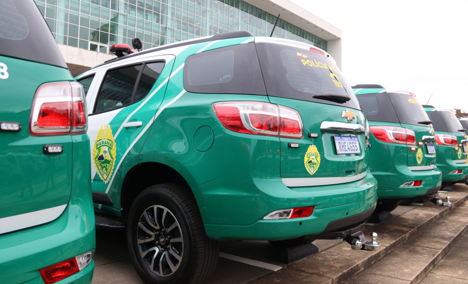 Sesp recebe 156 novos veículos para renovação da frota da PM, Corpo de Bombeiros e PC